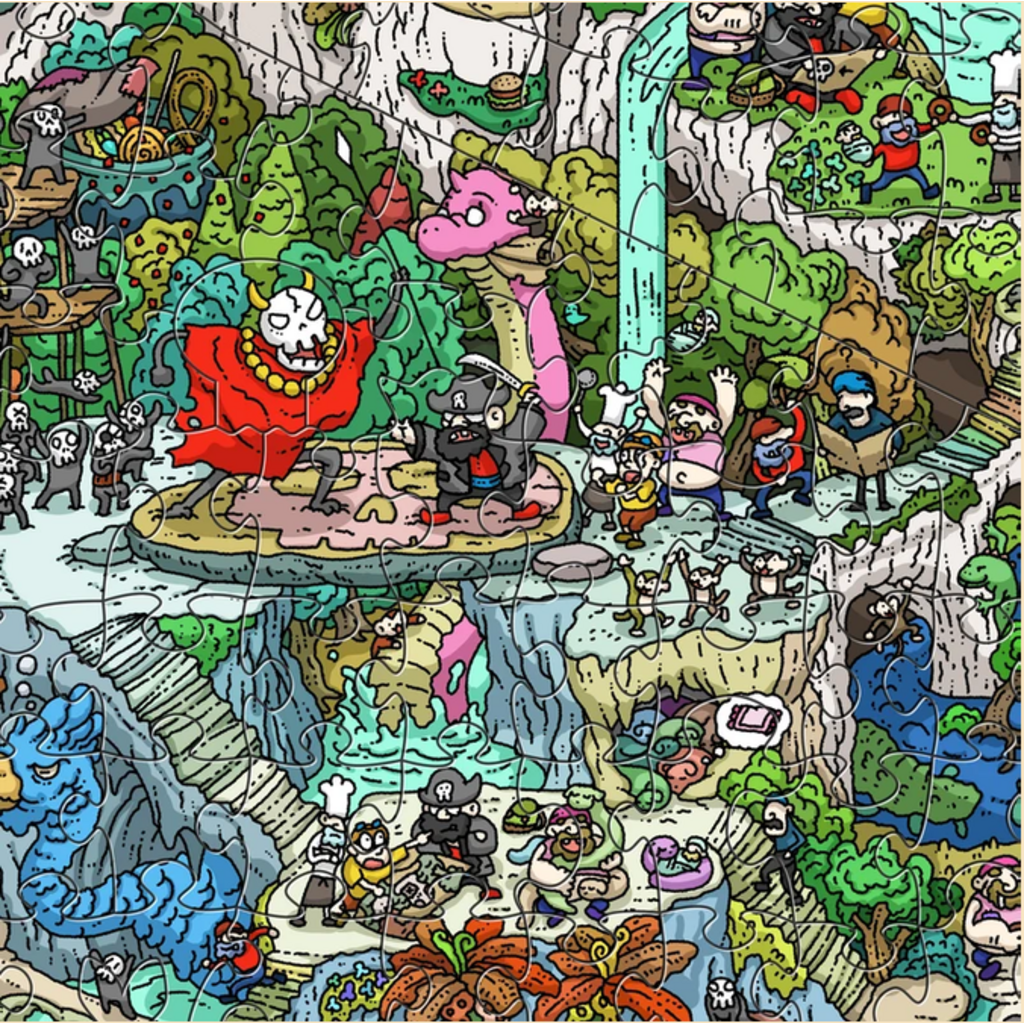 PECKISH PIRATES 1000 PC PUZZLE