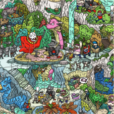 PECKISH PIRATES 1000 PC PUZZLE
