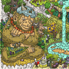 PECKISH PIRATES 1000 PC PUZZLE
