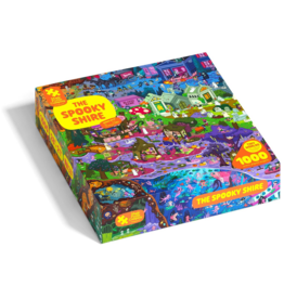 MAGIC PUZZLE COMPANY SPOOKY SHIRE 1000 PC PUZZLE