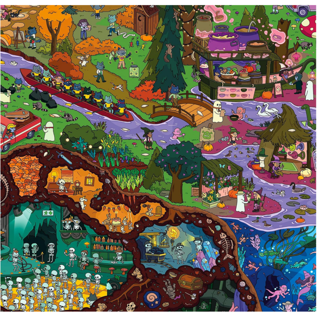SPOOKY SHIRE 1000 PC PUZZLE