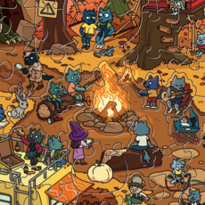 SPOOKY SHIRE 1000 PC PUZZLE