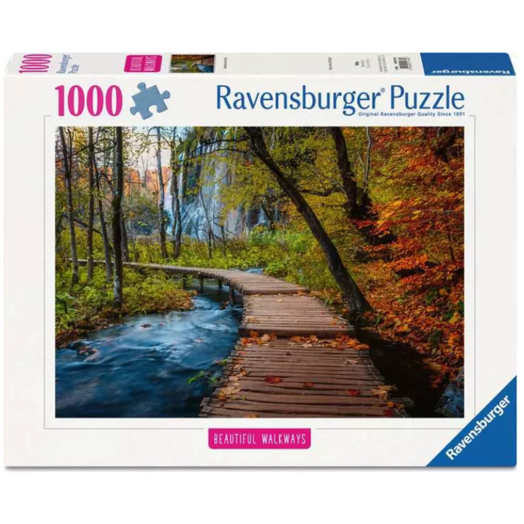 RAVENSBURGER USA AUTUMNAL FOREST PATH 1000 PC PUZZLE