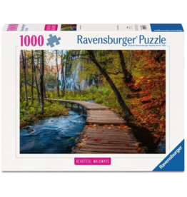 RAVENSBURGER USA AUTUMNAL FOREST PATH 1000 PC PUZZLE