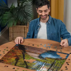 RAVENSBURGER USA AUTUMNAL FOREST PATH 1000 PC PUZZLE