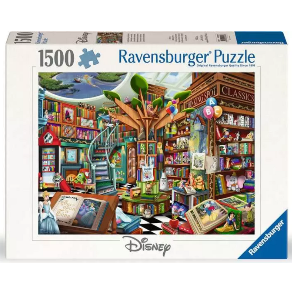 RAVENSBURGER USA DISNEY BOOKSTORE OF WONDERS 1500 PC PUZZLE