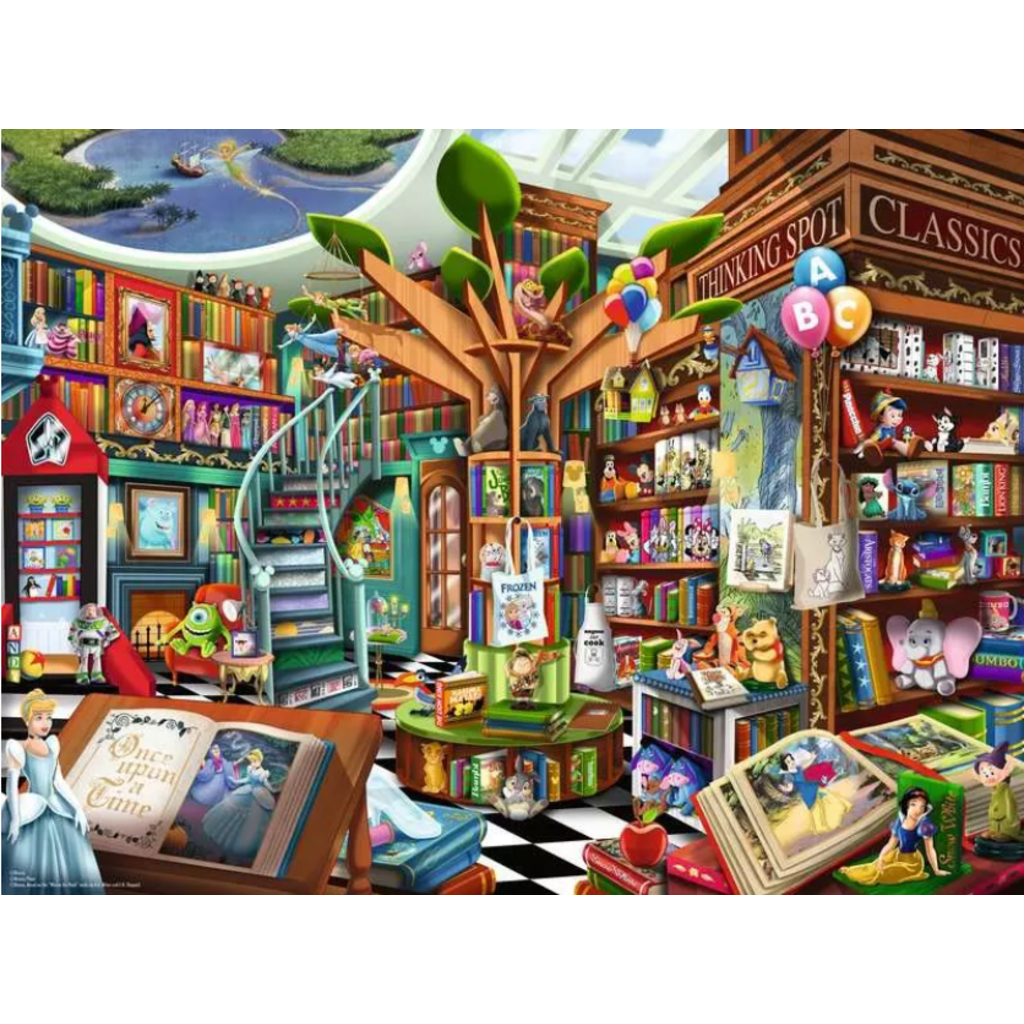 RAVENSBURGER USA DISNEY BOOKSTORE OF WONDERS 1500 PC PUZZLE