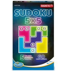 THINK FUN SUDOKU 5X5 MAGNETIC TRAVEL PUZZLE