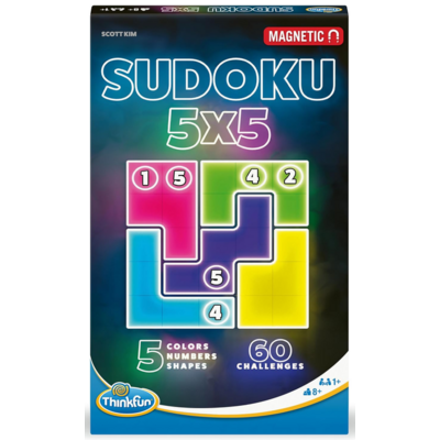 THINK FUN SUDOKU 5X5 MAGNETIC TRAVEL PUZZLE