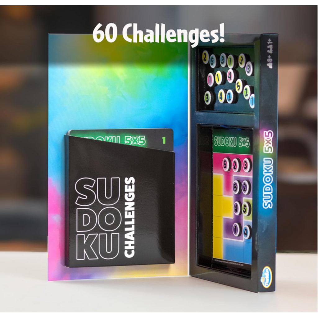 THINK FUN SUDOKU 5X5 MAGNETIC TRAVEL PUZZLE