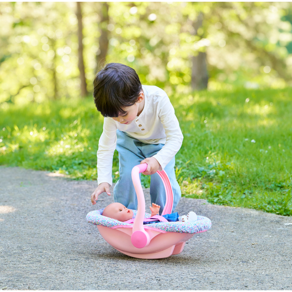 COROLLE FLORAL BABY DOLL CAR SEAT