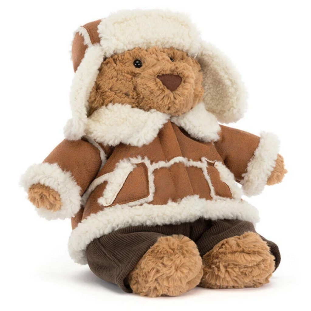 JELLY CAT BARTHOLOMEW BEAR ALPINE OUTFIT