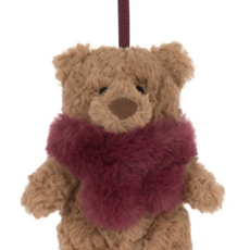 JELLY CAT BARTHOLOMEW BEAR WINTER WARMER DECORATION