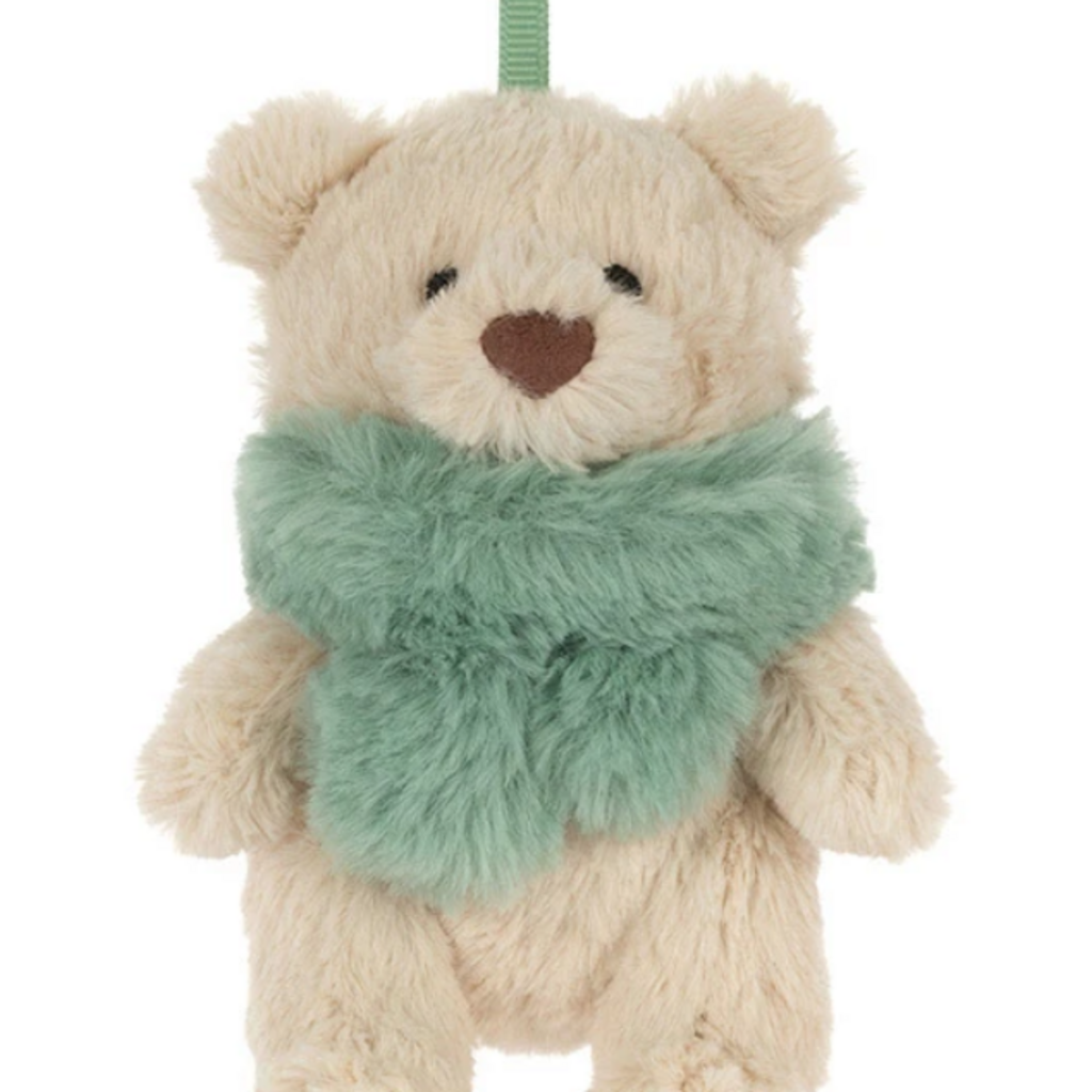 JELLY CAT BARTHOLOMEW BEAR JR WINTER WARMER DECORATION