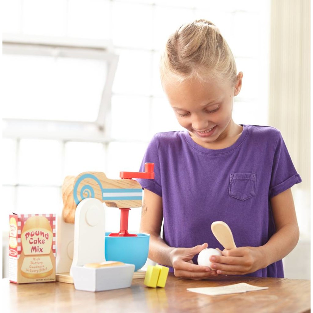 MELISSA AND DOUG MAKE A CAKE MIXER SET