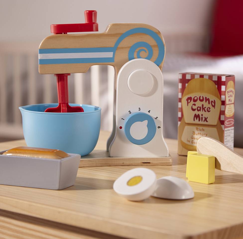 Got a sweet tooth? It's time to bake a cake with our Make-a-Cake mixer, melissa and doug