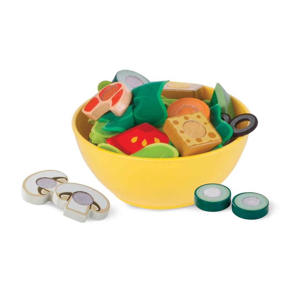 MELISSA AND DOUG SLICE & TOSS SALAD SET