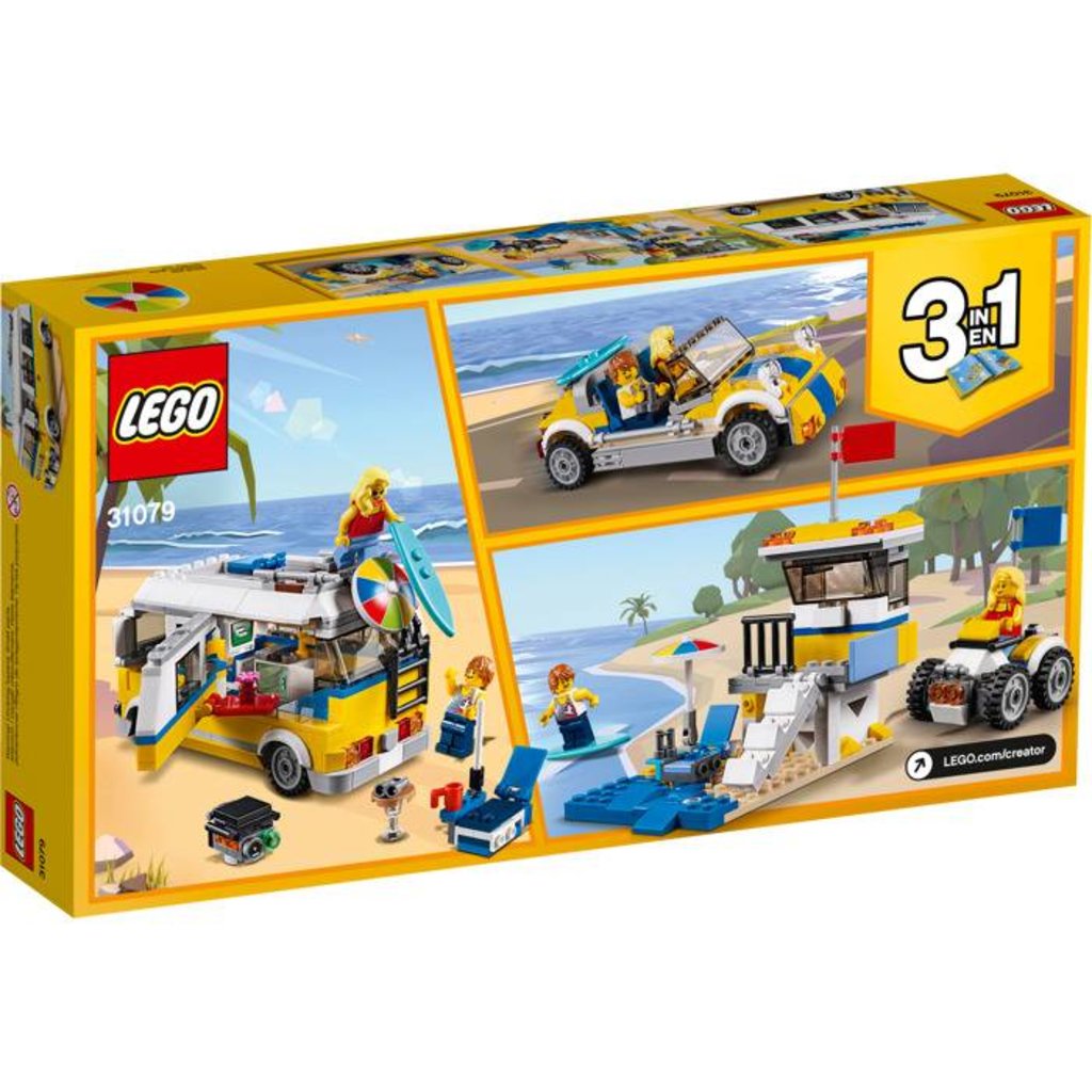 sunshine surfer van lego