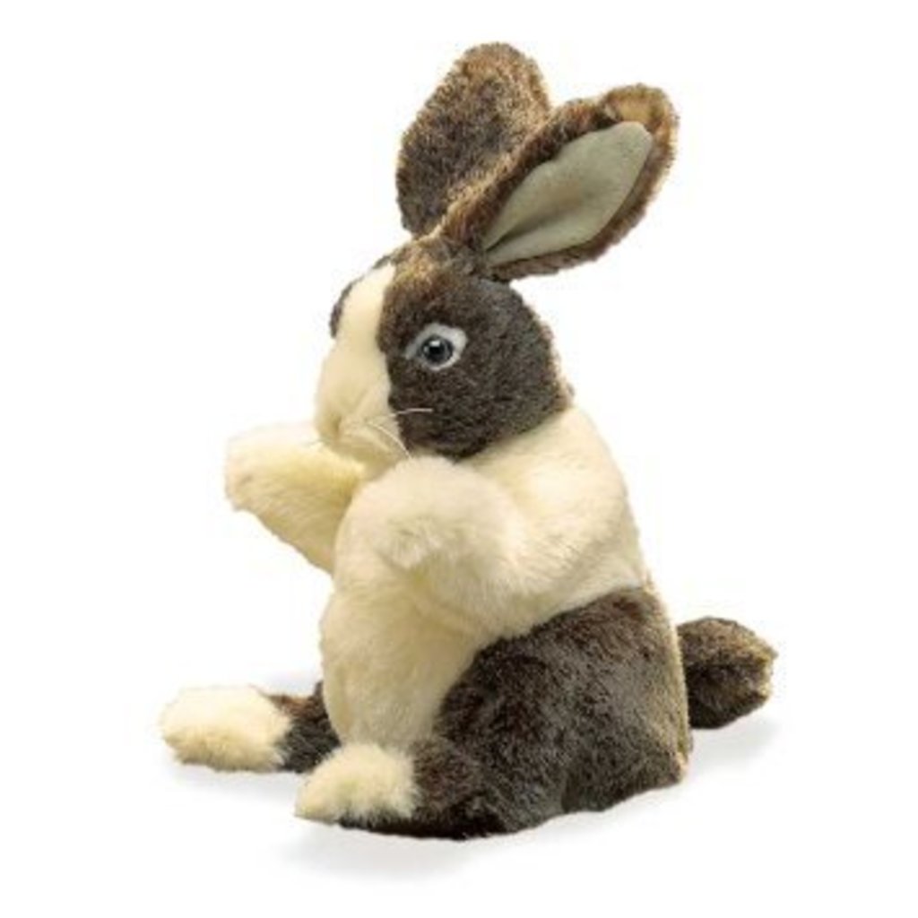 BABY DUTCH RABBIT PUPPET FOLKMANIS - THE TOY STORE