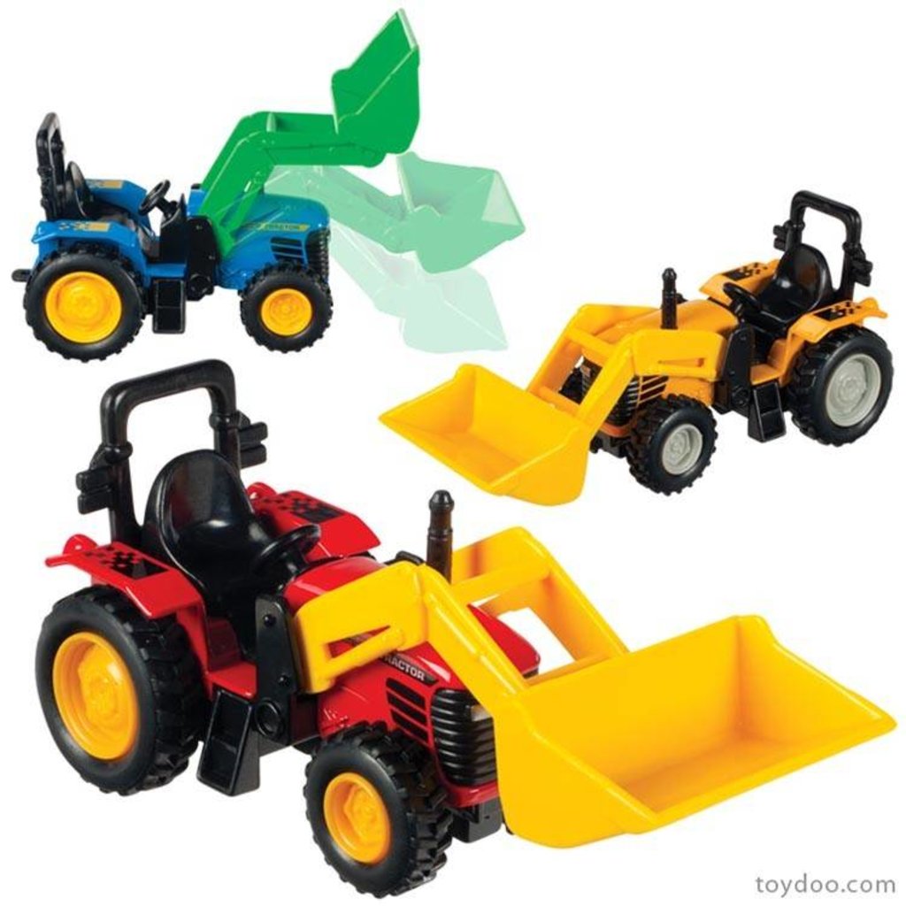 THE TOY NETWORK SCOOP TRACTOR DIE CAST