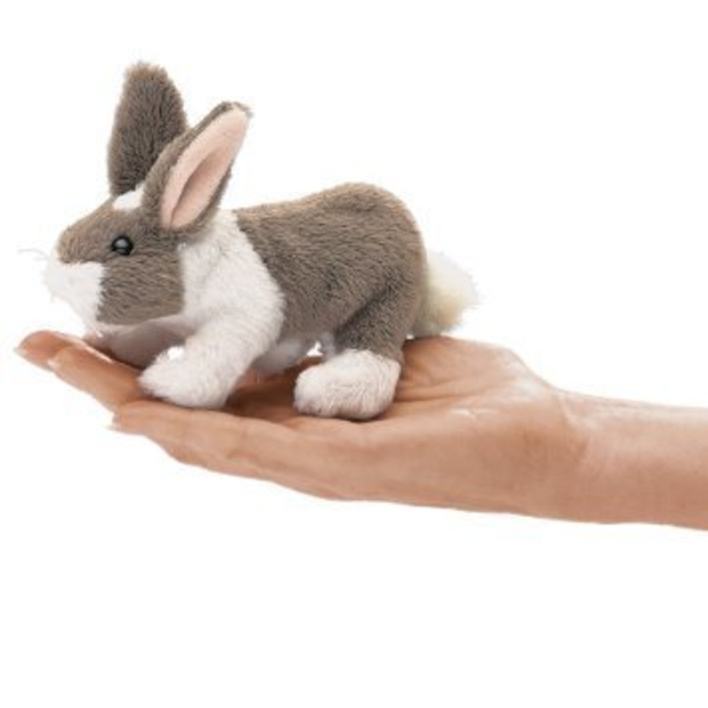 FOLKMANIS INC MINI BUNNY RABBIT FINGER PUPPET