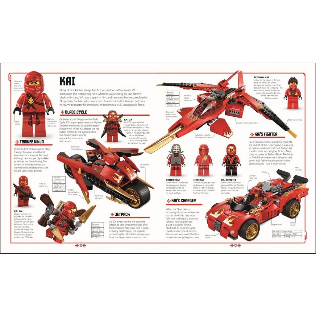 DK PUBLISHING LEGO NINJAGO THE VISUAL DICTIONARY