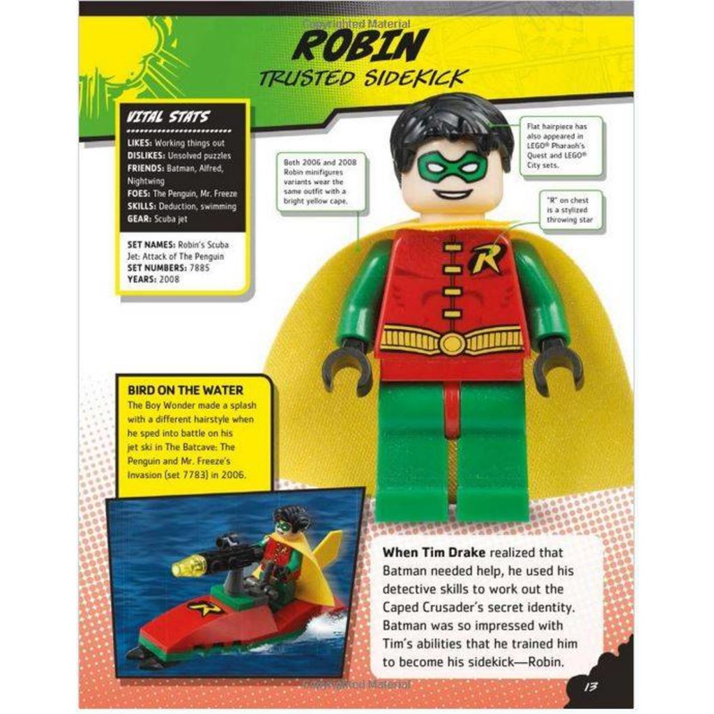 LEGO DC Superheroes: Batman Minifigure with Jet Ski and Bat-a-Rang 