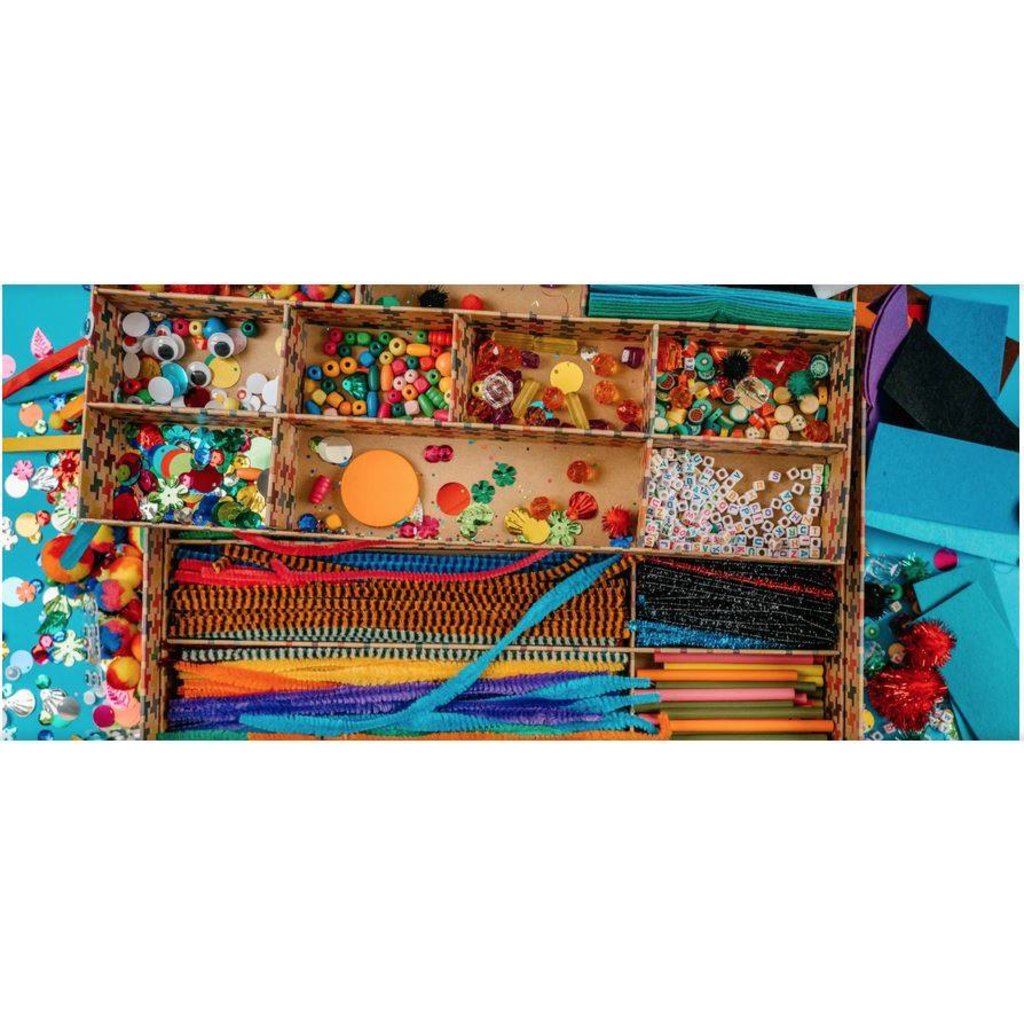 kid made modern arts and crafts library set