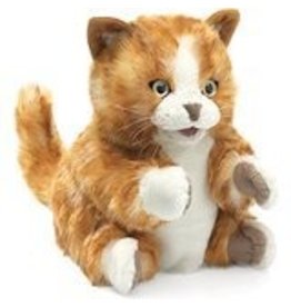 FOLKMANIS INC ORANGE TABBY KITTEN PUPPET