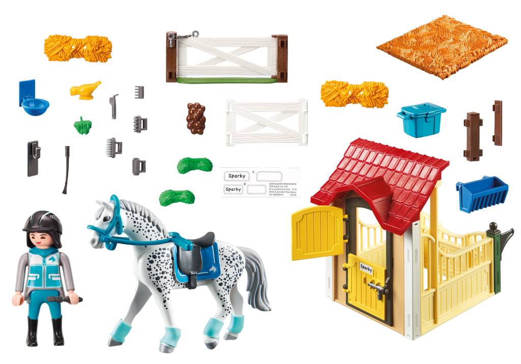 HORSE STABLE WITH APPALOOSA PLAYMOBIL THE TOY STORE