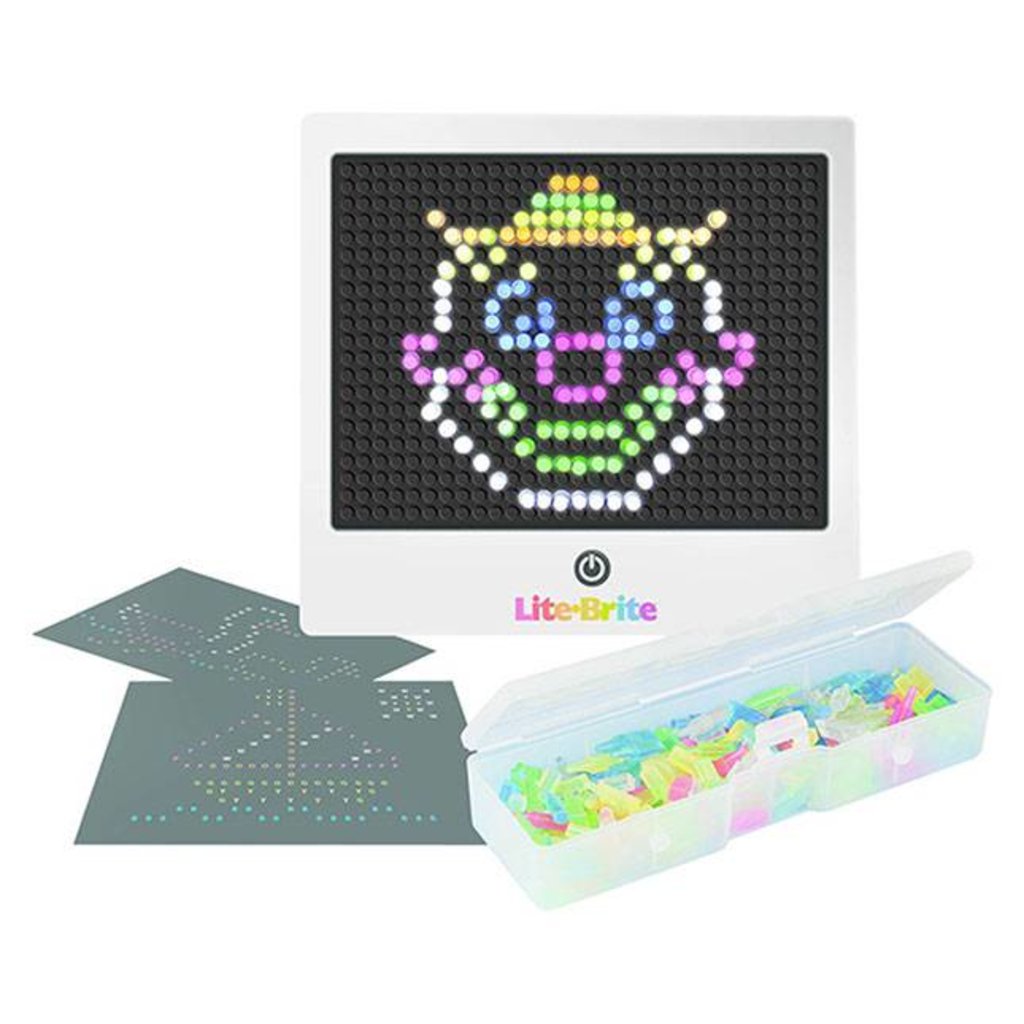 Lite Brite Set of 2 Glow Deluxe Power Board & Accessories 