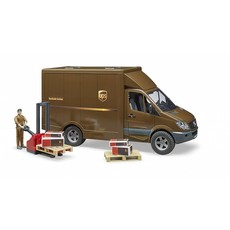 BRUDER TOYS AMERICA UPS SPRINTER WITH DRIVER AND ACCESSORIES