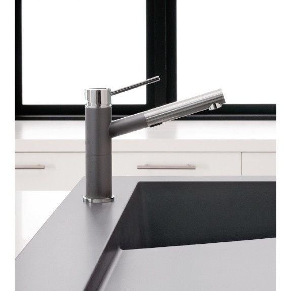 Blanco 401318 Alta Pull Out Dual Spray Kitchen Faucet Builder Supply