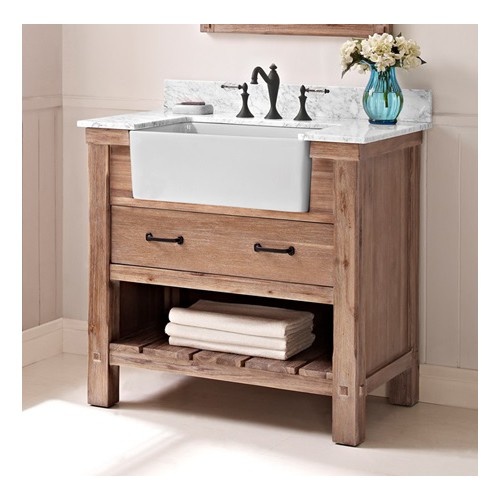 Fairmont Designs 1507-FV36 Napa 36" Farmhouse Vanity Sonoma Sand - Builder Supply