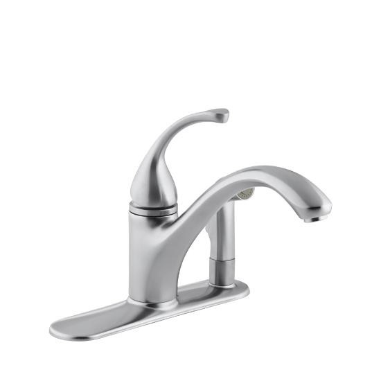 Kohler 10413 G Forte Single Control Kitchen Sink Faucet With