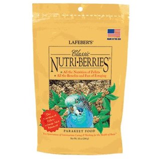 LAFEBER COMPANY LAFEBER PARAKEET NUTRI-BERRIES 10OZ BAG