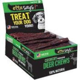 ETTA SAYS ETTA SAYS DOG 4IN CRUNCHY DEER CHEW STICKS EACH