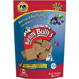 BENNY BULLY'S BENNY BULLY'S DOG FREEZE-DRIED LIVER BLUEBERRY 2.1OZ