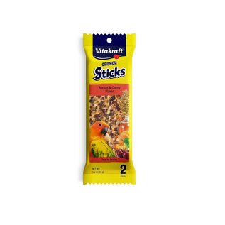 SUNSEED Vitakraft Crunch Sticks Apricot & Cherry for Conures