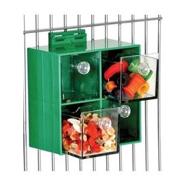 CAITEC CREATIVE FORAGING SYSTEMS FOUR BIG DRAWERS FORAGING TOY