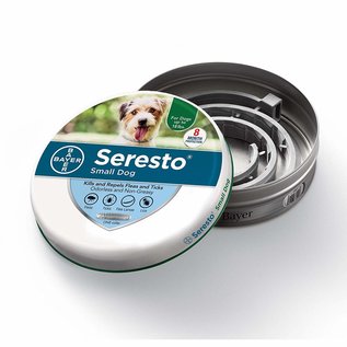 BAYER HEALTHCARE Seresto Flea & Tick Collar for Small Dogs & Puppies (up to 18 pounds)