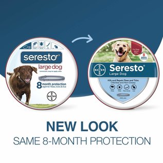 BAYER HEALTHCARE Seresto Flea & Tick Collar for Large Dogs & Puppies (over 18 pounds)