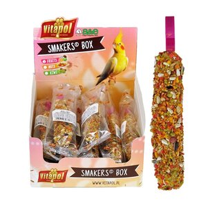 VITAPOL Smakers Fruit Cockatiel Treat Stick Single