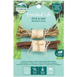 OXBOW OXBOW SMALL ANIMAL ENRICHED LIFE STIX & HAY