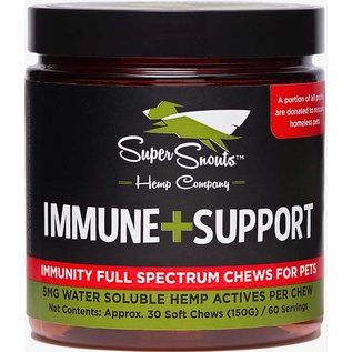 SUPER SNOUT HEMP SUPER SNOUTS HEMP DOG FULL SPECTRUM PCR CHEW IMMUNE SUPPORT 30 COUNT