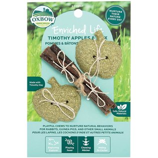 OXBOW OXBOW SMALL ANIMAL ENRICHED LIFE TIMOTHY APPLE & STIX