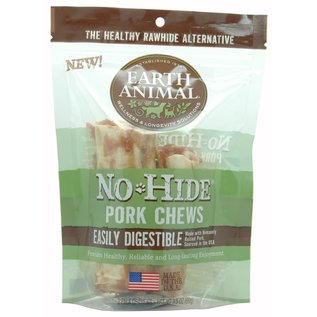 EARTH ANIMAL EARTH ANIMAL DOG NO-HIDE PORK 4 INCHES 2 PACK