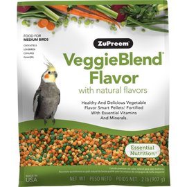ZUPREEM Zupreem VeggieBlend Flavor Medium Birds 2lb