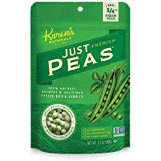 KAREN'S NATURALS / JUST TOMATOES KAREN'S NATURALS JUST PEAS 3.5OZ