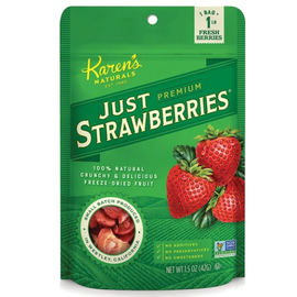 KAREN'S NATURALS / JUST TOMATOES KAREN'S NATURALS JUST STRAWBERRIES 1.5OZ